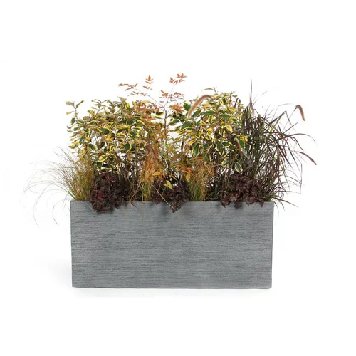 Bac rectangle Stream XXL coloris anthracite 112x54x50 cm