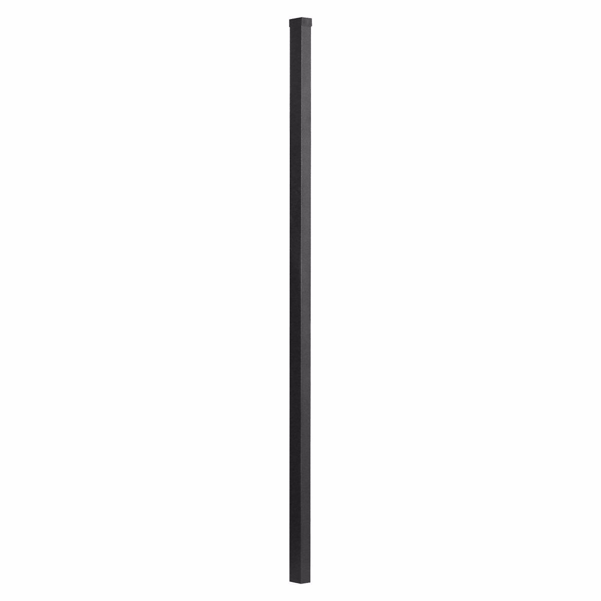Glissière vendue par 2 en aluminium anthracite pour départ mural Neva Klikstrom – hauteur unitaire 95cm
