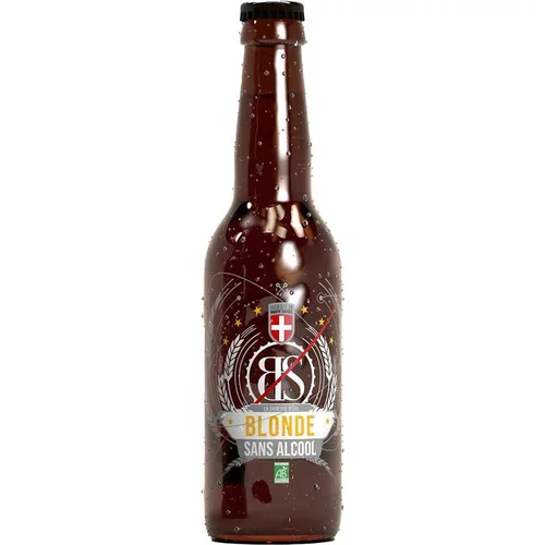 Bière blonde bio sans alcool Brasseur savoyard - 33 cl