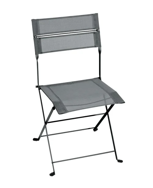 Chaise Latitude coloris gris en acier Fermob - 49 x 50 x 87 cm