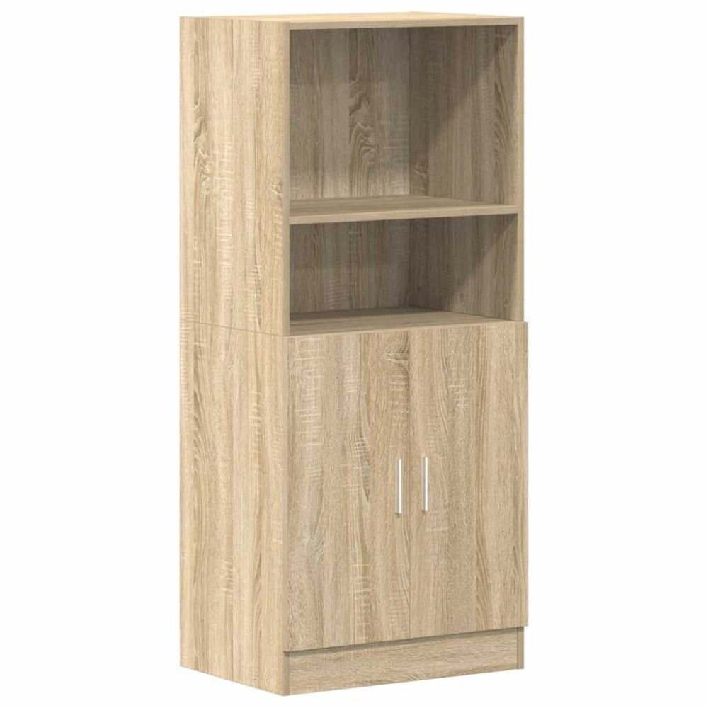 vidaXL Armoire de cuisine chêne sonoma 57x41,5x131,5cm bois ingénierie – Mobilier de jardin