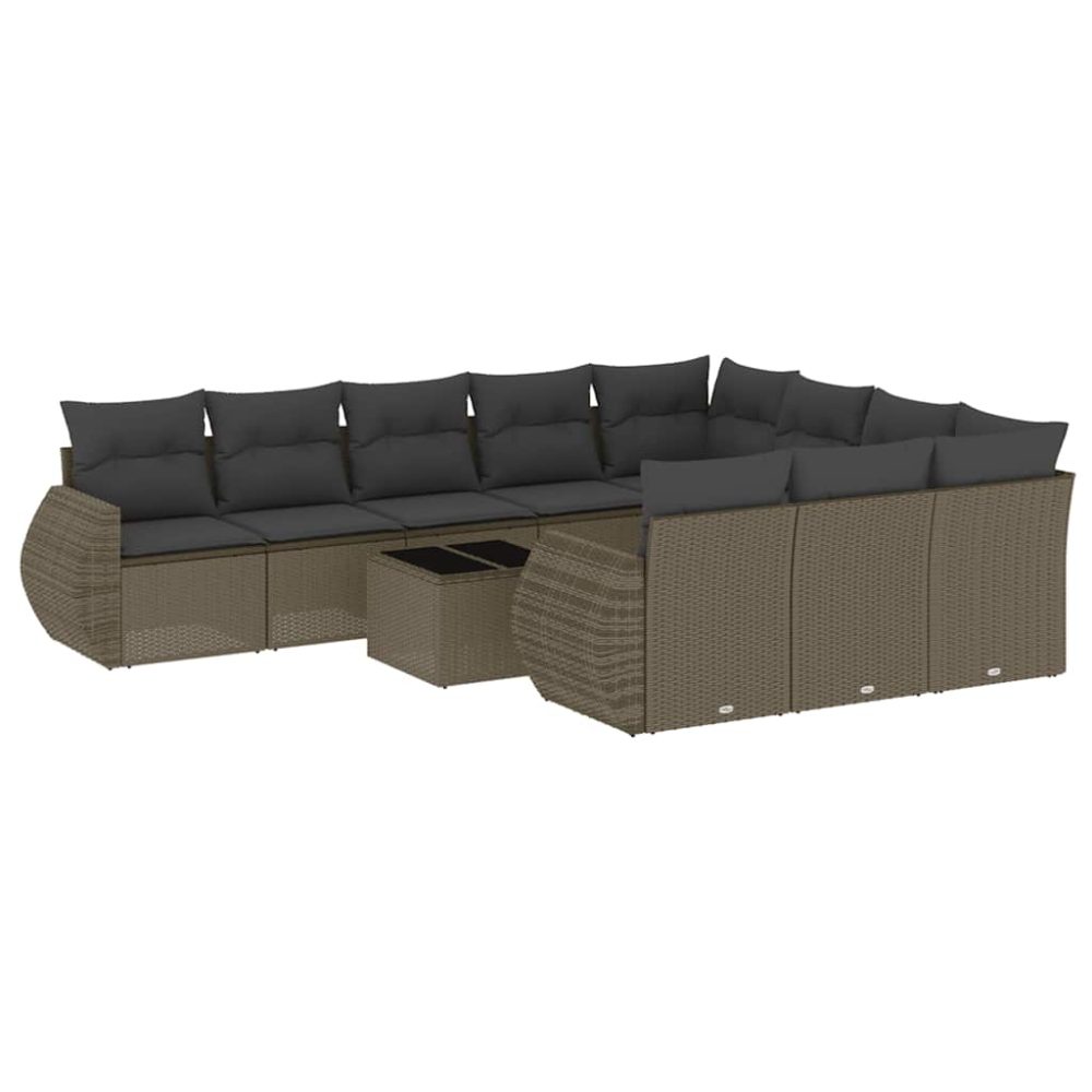 VidaXL 3221891 banc de jardin Rotin, Acier – 110 kg 710 mm