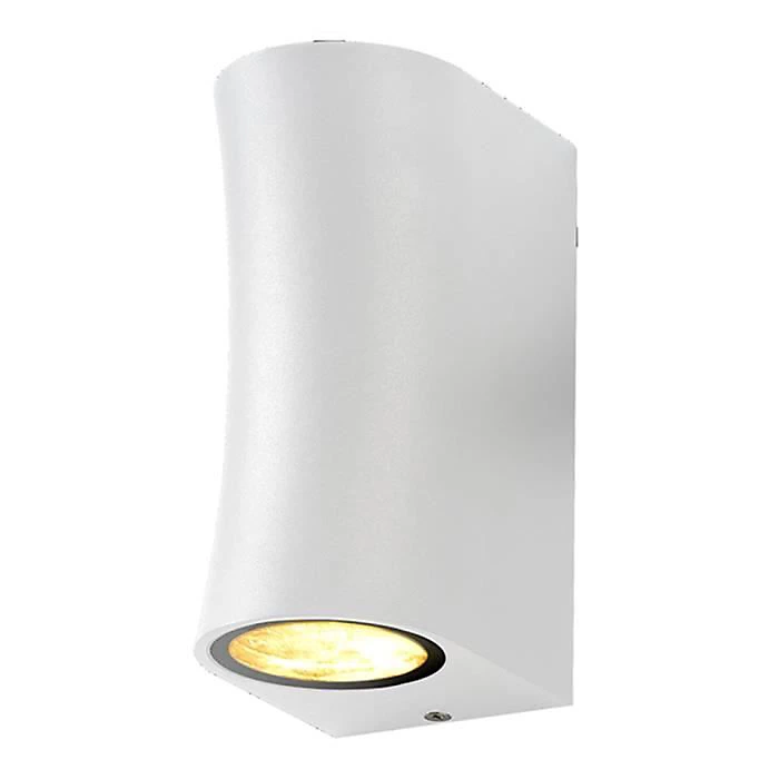 Applique Murale LED – SILUMEN, Blanc, 2 ampoules GU10, Aluminium