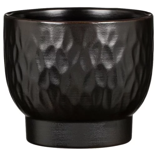 Cache-pot en céramique noir Scheurich 931 Ebano - Ø 13 cm