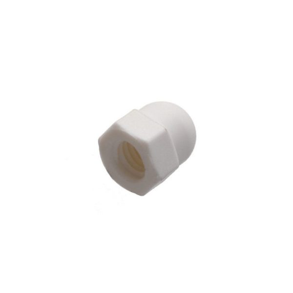 Ecrou Borgne nylon naturel Polyamide 6.6 M12 – 1 pièce