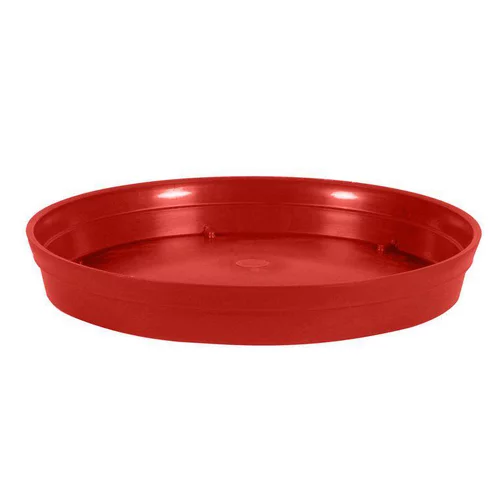 Soucoupe Toscane couleur rouge rubis - Ø 40cm x H5,8 cm