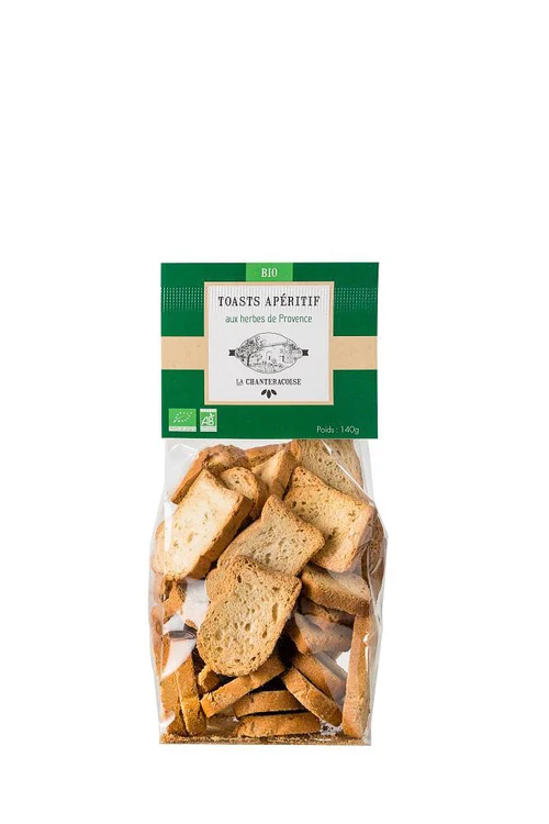 Toasts bio aux herbes de Provence Chanteracoise - 140 g