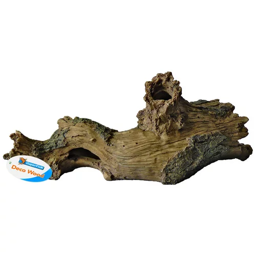 Sf Log Wood L Déco Résine 33x12x13 cm