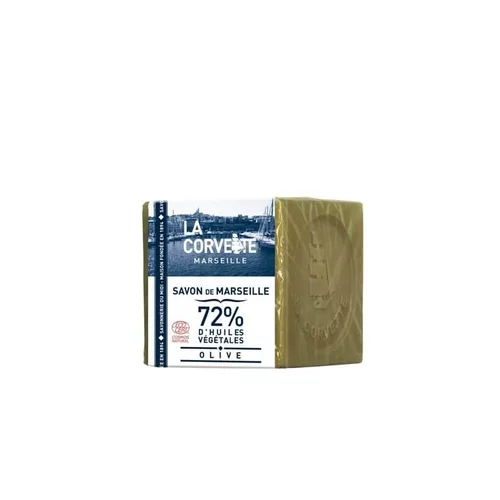 Cube de savon de Marseille olive sous film 200 g