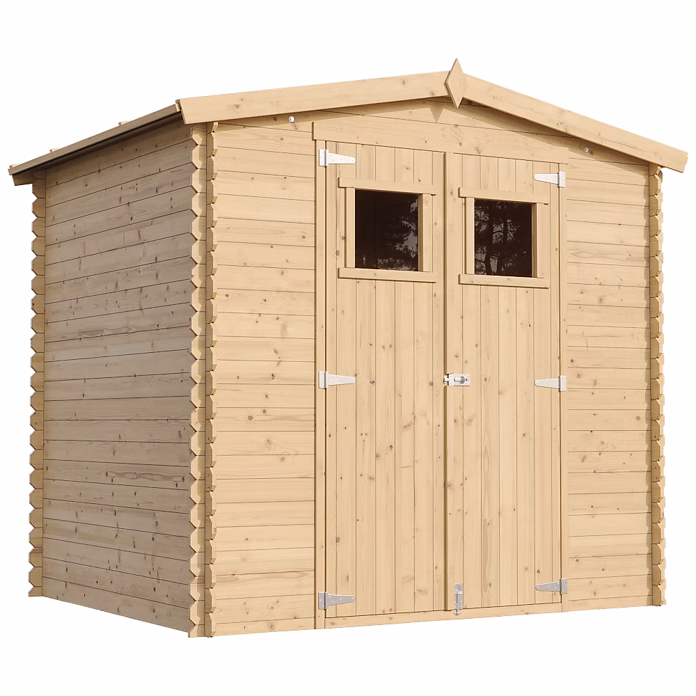 Abri de jardin en bois | I236xL226xH218 cm/ 4.33 m2 M369 – Timbela