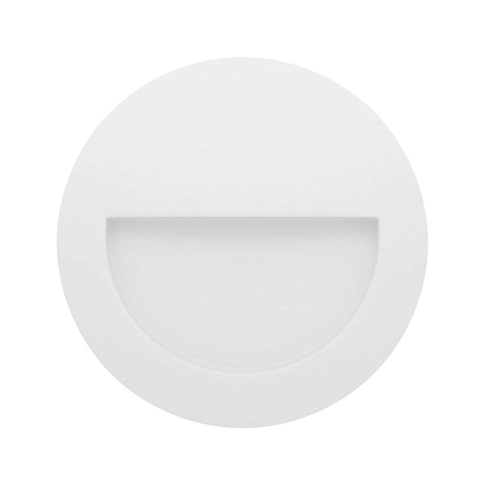 Beneito & Faure – Mis R Wall 3W Led Spot Encastrable, Applique Murale Ronde Ip65 Interrupteur 2700K/3200K/4000K, Blanc
