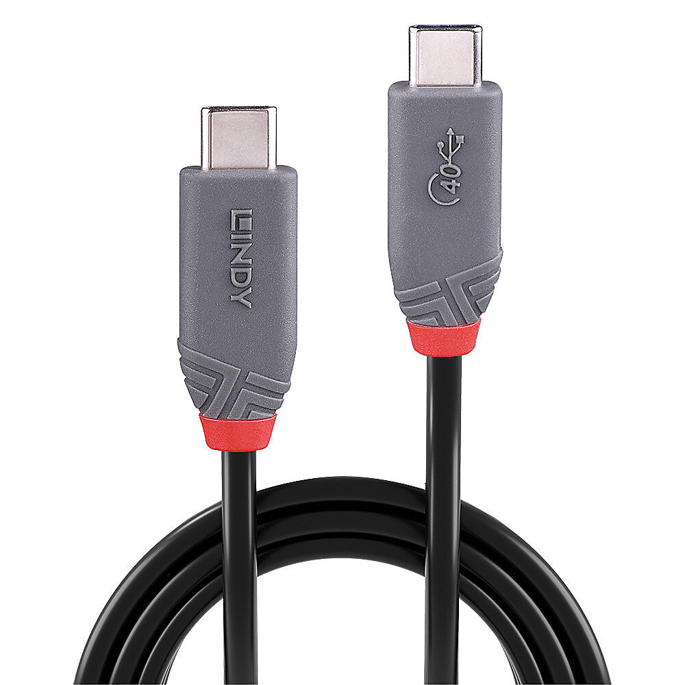 Câble USB 4 type C 40Gbps 8K 60Hz 0.80 m LINDY – Réf. WVFLFMIRF2803821426