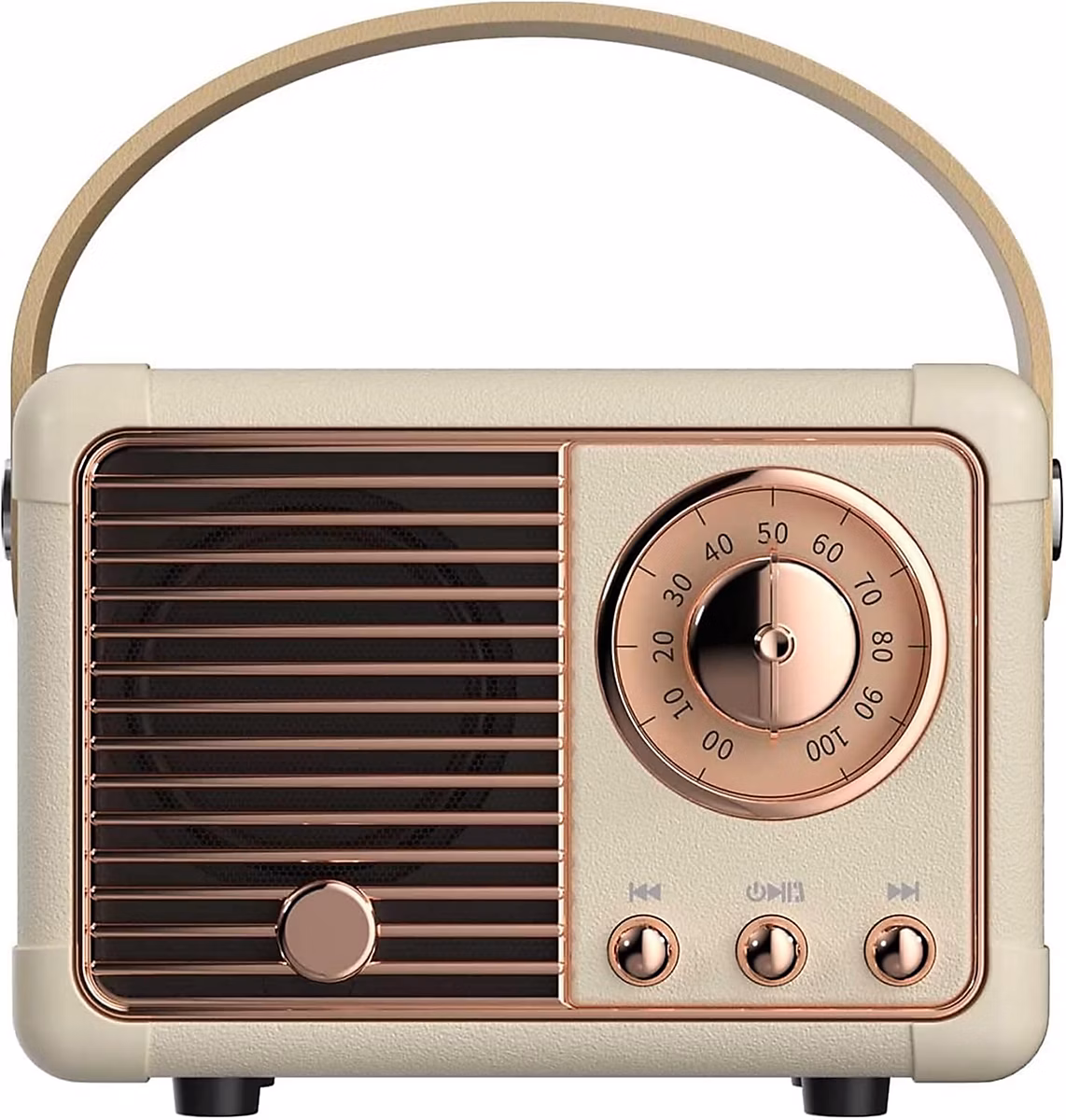 Enceinte Bluetooth rétro | haut – parleur portable sans fil décoratif – son stéréo clair et basses riches – cadeau d'anniversaire