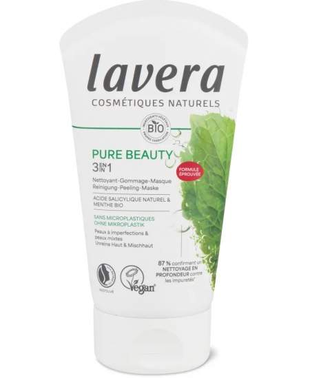 Lavera - 3 en 1 Nettoyant Gommage Masque Bio - 125 ml