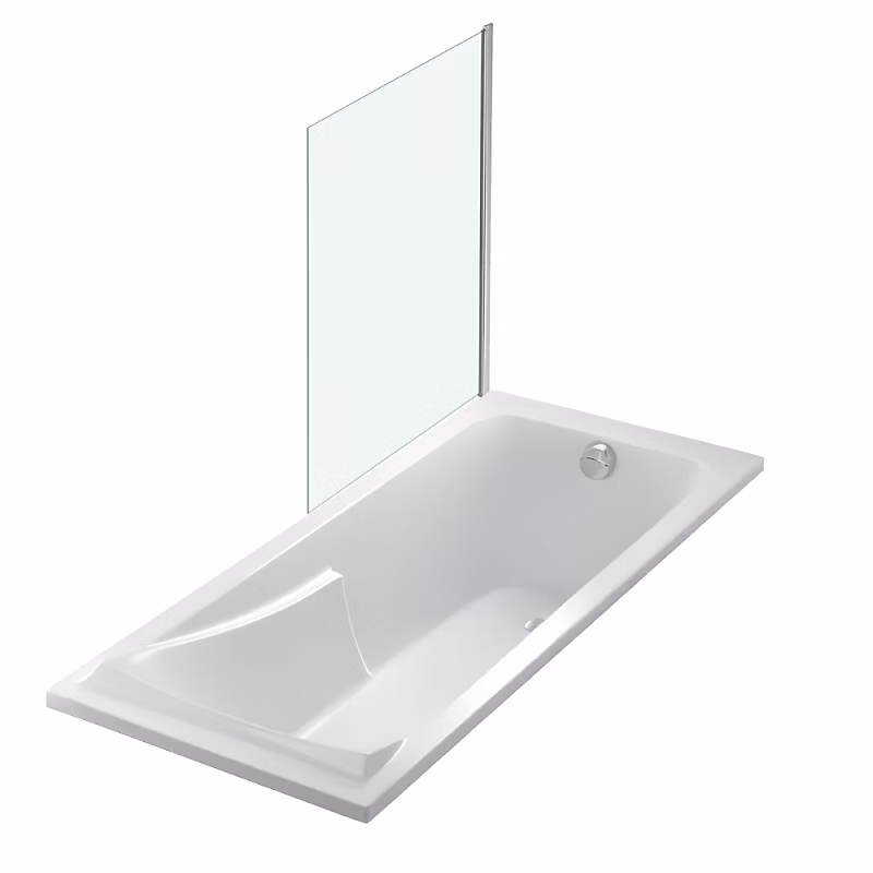 Baignoire JACOB DELAFON Corvette 170 × 70 cm + Pare bain
