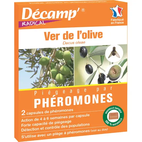 Phéromone traitement biologique contre le ver de l'olive x2