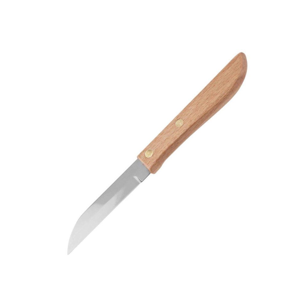 NIROSTA Couteau d'office manche en bois lame de 7,5 cm nirosta country – 7,5 cm 17,5 cm