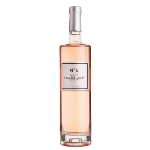 Vin rosé bio VDF N° 6 Famille Chaussy-Laget - 75 cl