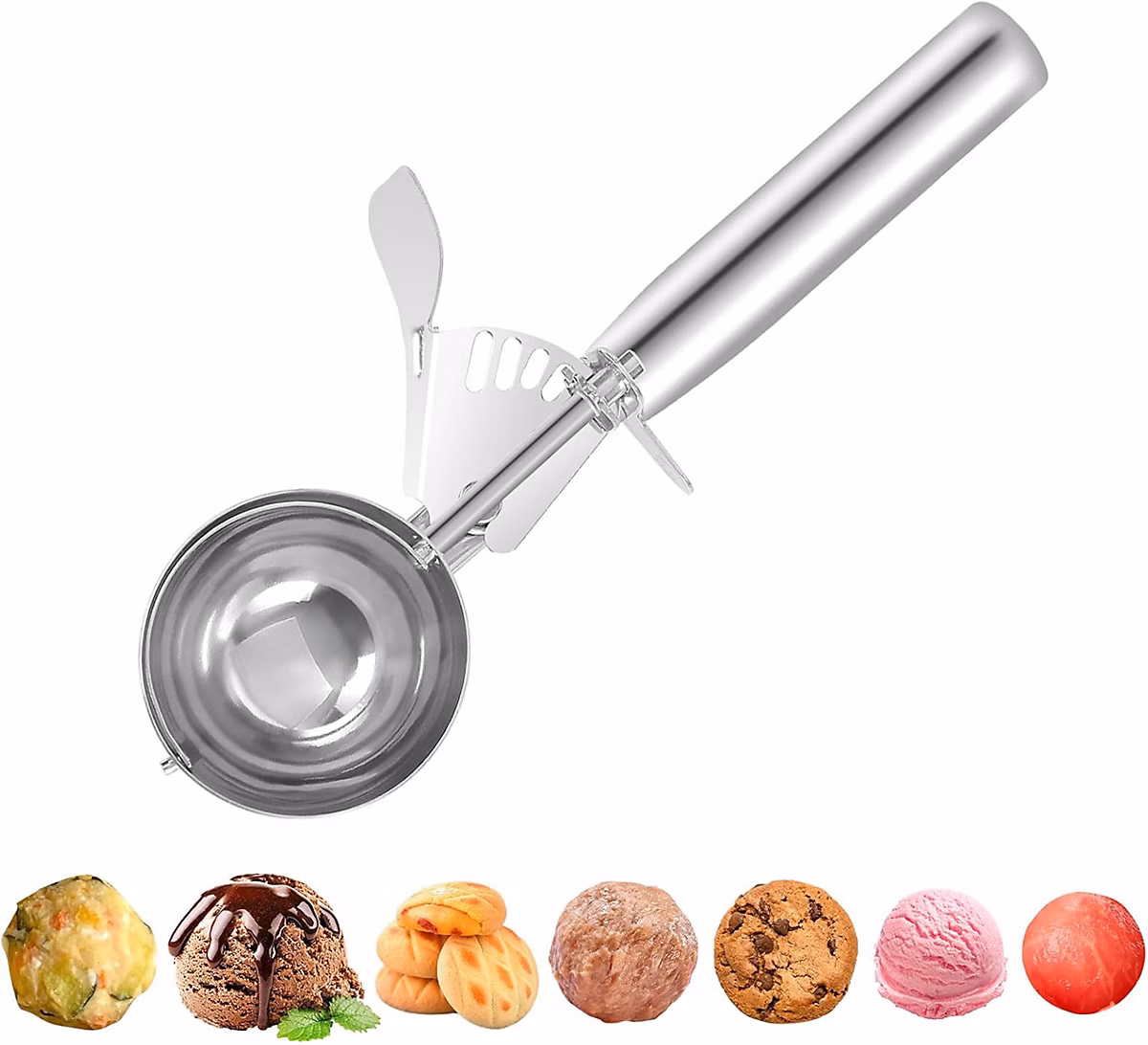 Cuillère à glace moyenne inox 56 – 7 g Déclencheur