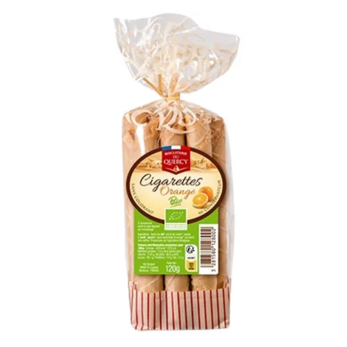 Cigarettes orange bio Biscuits les Saules - 120 g