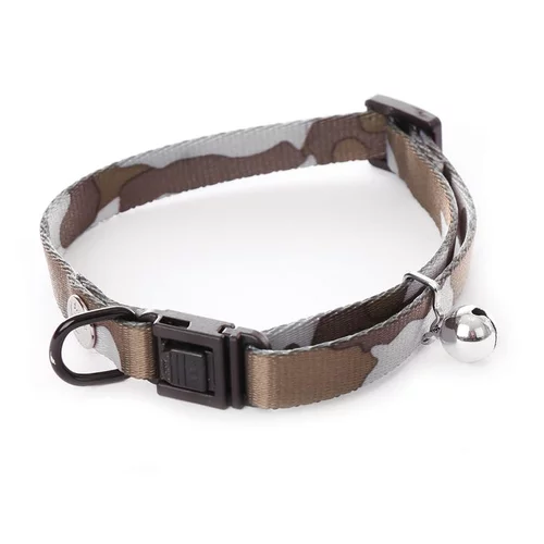 Collier pour chat Camouflage gris