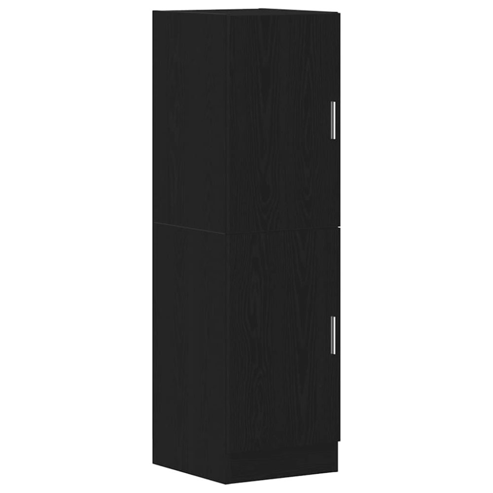 vidaXL Armoire de cuisine noir 38x41,5x131,5 cm bois d'ingénierie – Mobilier de jardin
