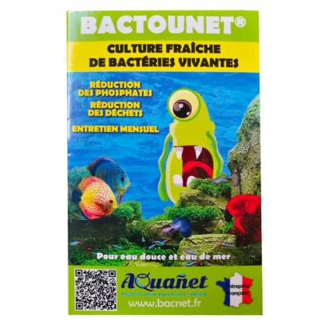 Bactéries vivantes pour aquarium Aquanet Bactounet