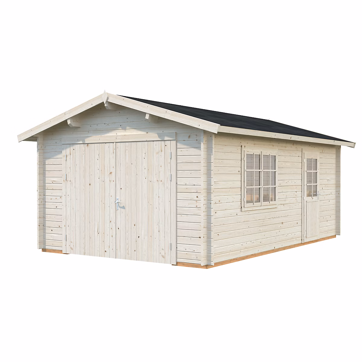 Garage en bois Roger Palmako avec porte double ép.44mm 26 – 3m²