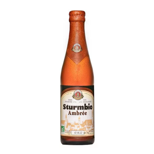 Bière bio ambrée Sturmbio – 33 cl