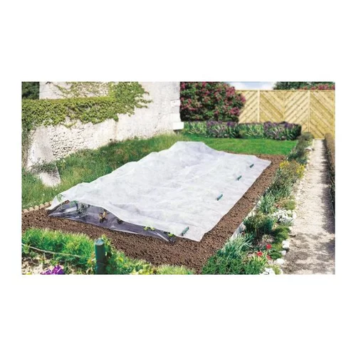 Voile de croissance coloris blanc 2x10 m