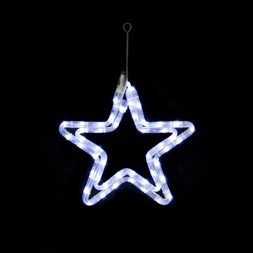 Guirlande lumineuse LED à lumière animée blanc froid sur secteur - 29,5 cm