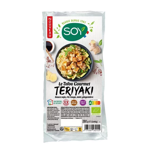 Tofou gourmet teriyaki bio Soy – 2 x 125 g