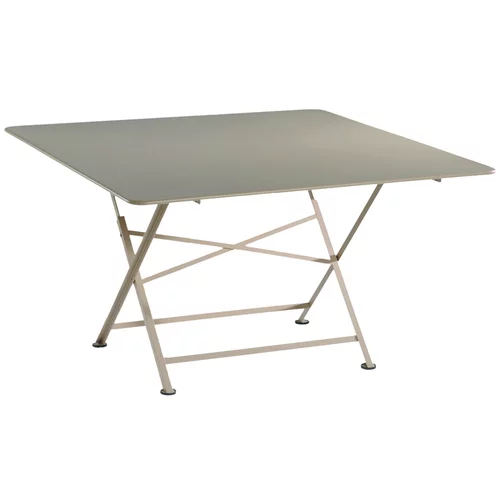Table pliante carrée couleur Muscade L 128 x l 128 x H 74 cm