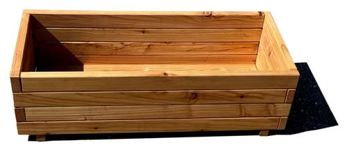 Bac en bois de Mélèze huilé Robin Hood Edelweiss - 90 x 30 x 27,5 cm