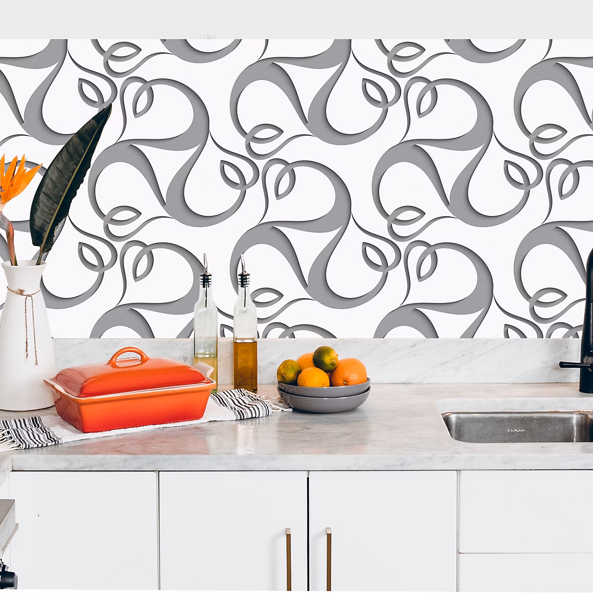 Crédence adhésive design effet 3D 305 – 50 × 200cm