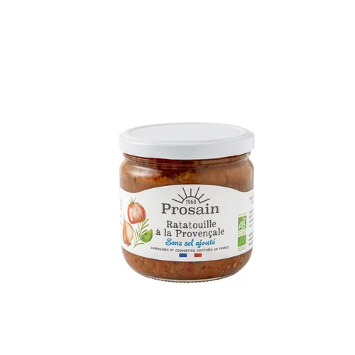 Ratatouille bio hyposodée en bocal de 345 g
