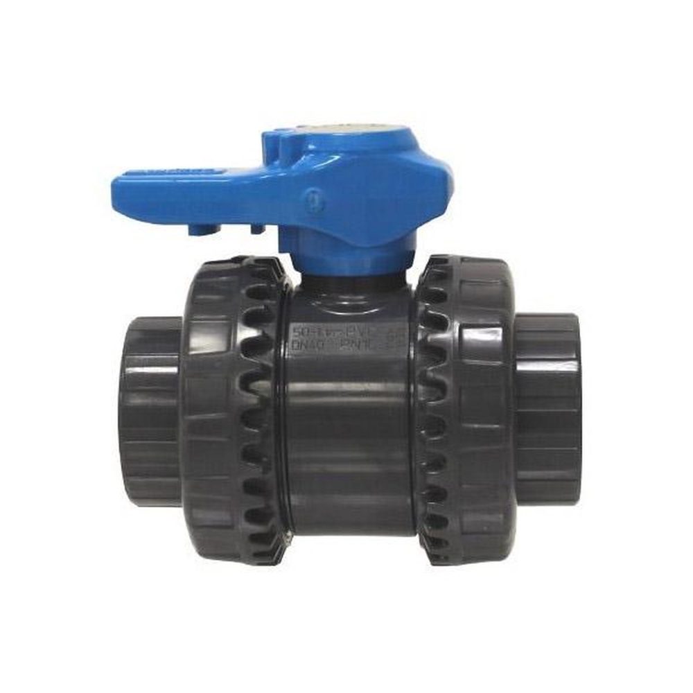 Fip Vanne pvc fip double union à coller 75mm – 75mm 75 mm