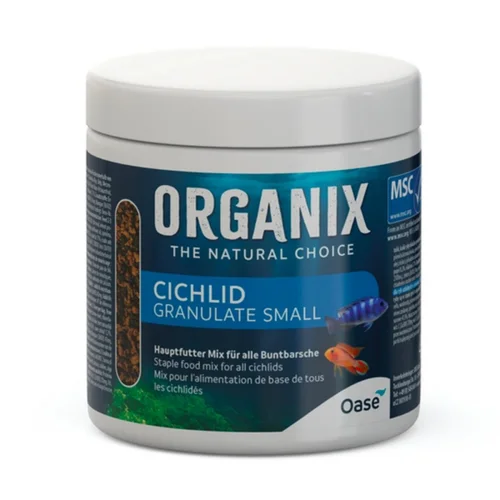 OASE Organix Cichlidé Granulé - Taille S - Nourriture pour Cichlidés Omnivores - 250ml
