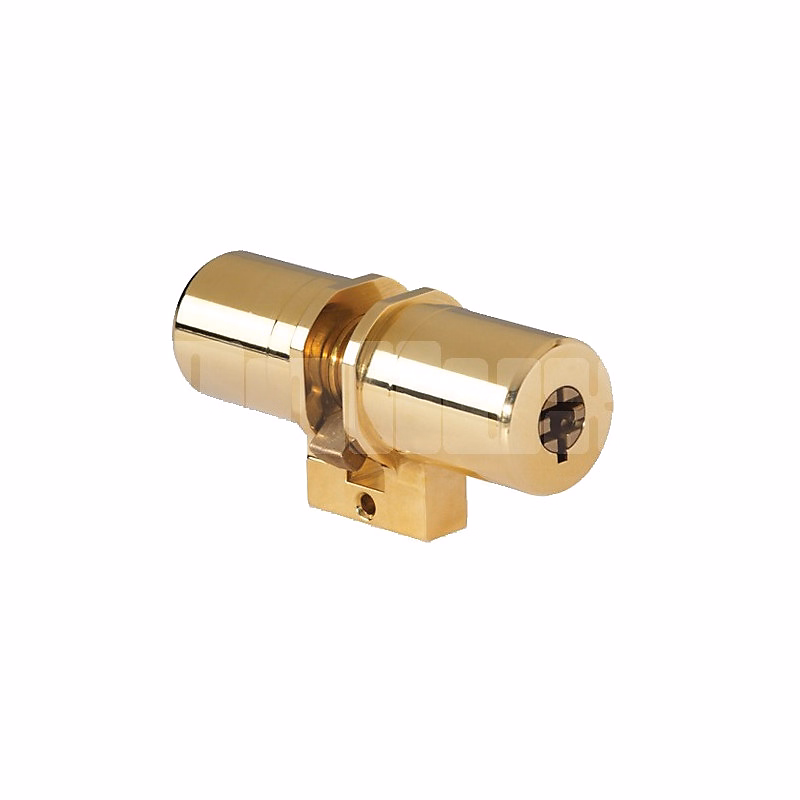 Cylindre double entrée POLLUX 954 monobloc 40 × 40 mm laiton doré