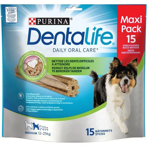 Snack à mâcher Dentalife Medium pour chien de taille moyenne 345 g