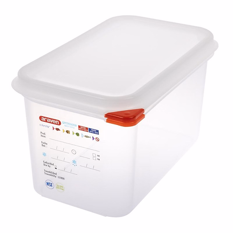 Boîte alimentaire 4 – 3 L, Araven GN 1/4, Lot de 4