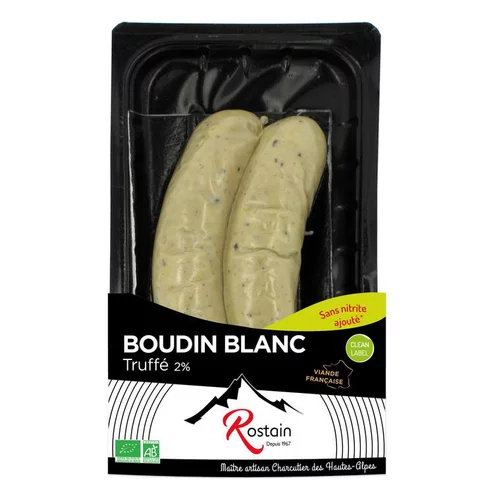 Boudin blanc truffé 2% x2 (200g)