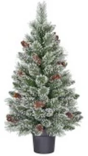 Sapin de Noël artificiel givré Vandans - 90 cm