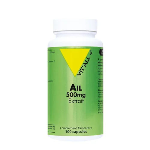 Ail 500 mg vit’all + en format de 100 capsules