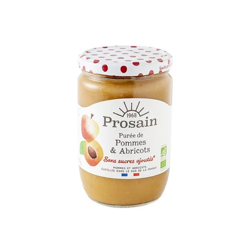 Purée de pommes et abricots bio Prosain - 620 g