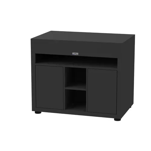 Meuble tablette XL noir Le Marquier - L 110 x P 70 x H 92 cm