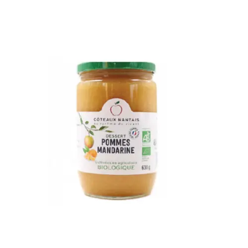Dessert de pomme mandarine bio Coteaux Nantais - 630 g