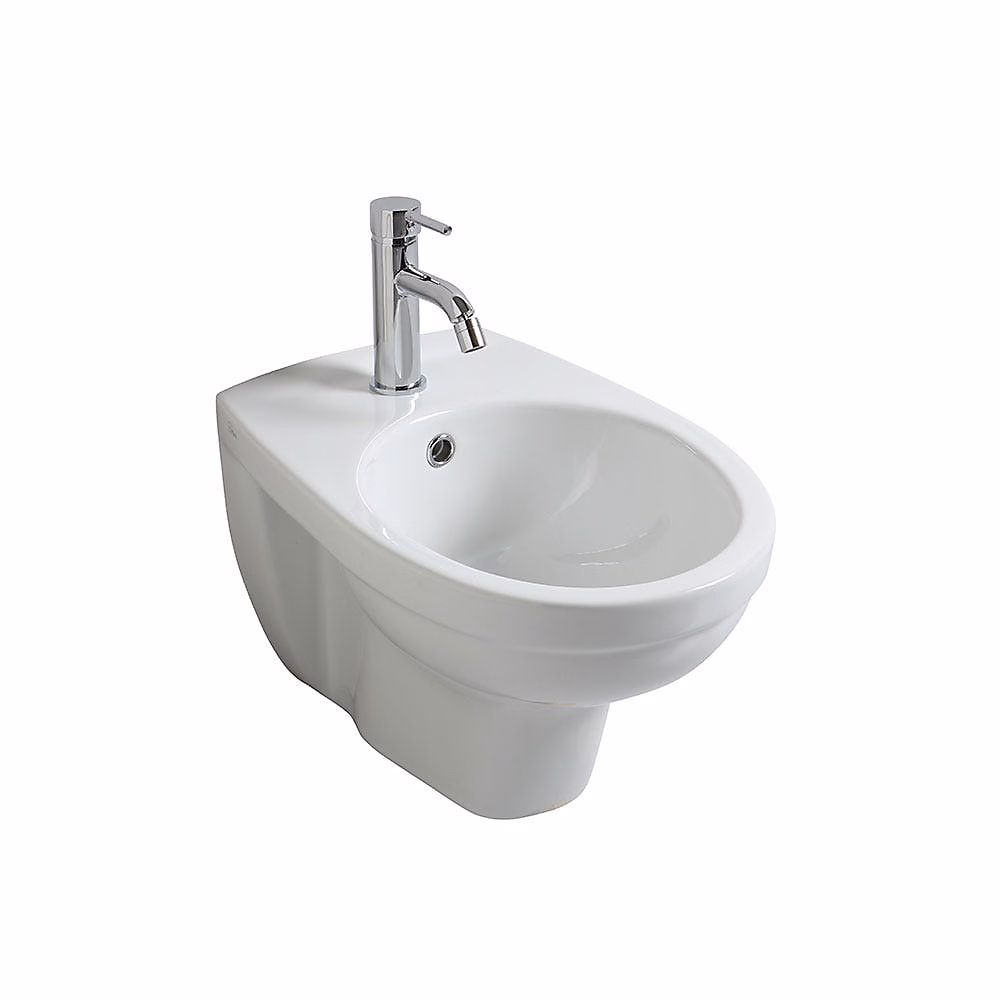 Bidet Suspendu En Céramique Blanche – Cipro