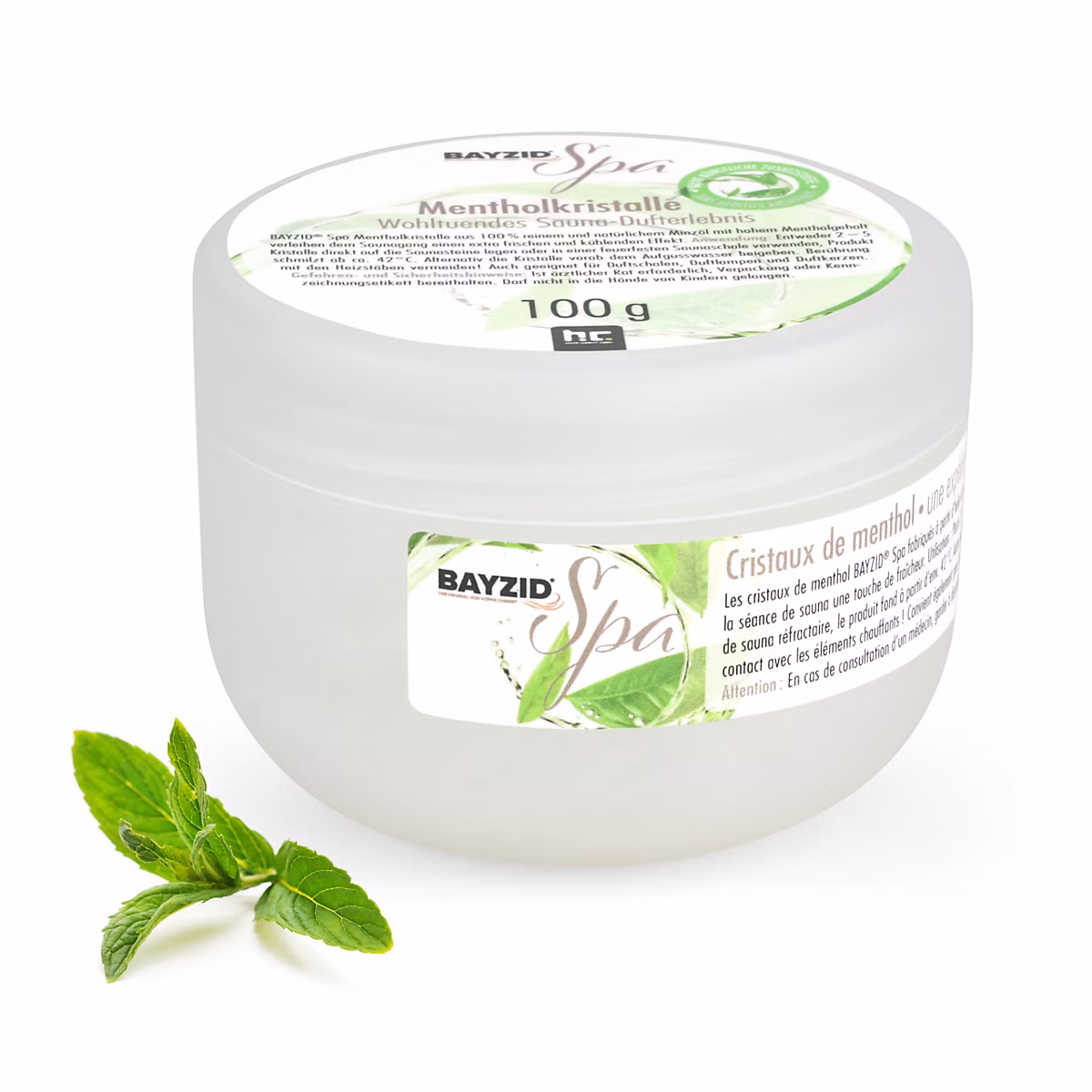 Cristaux De Menthol Bayzid Spa Pour Sauna En Sceaux De 100 Gx4 | Spa