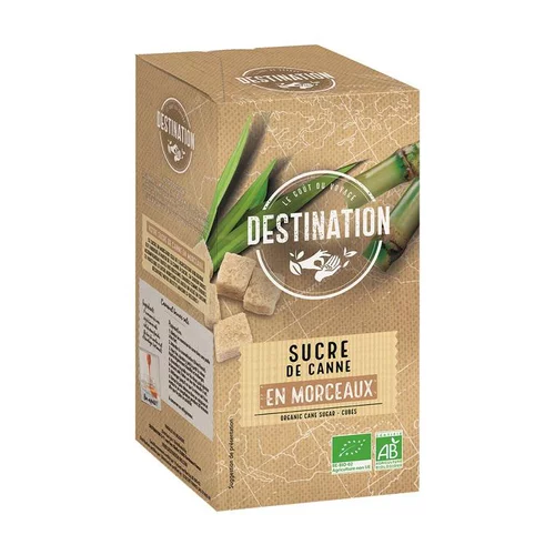 Sucre de canne roux en morceaux - 1 Kg